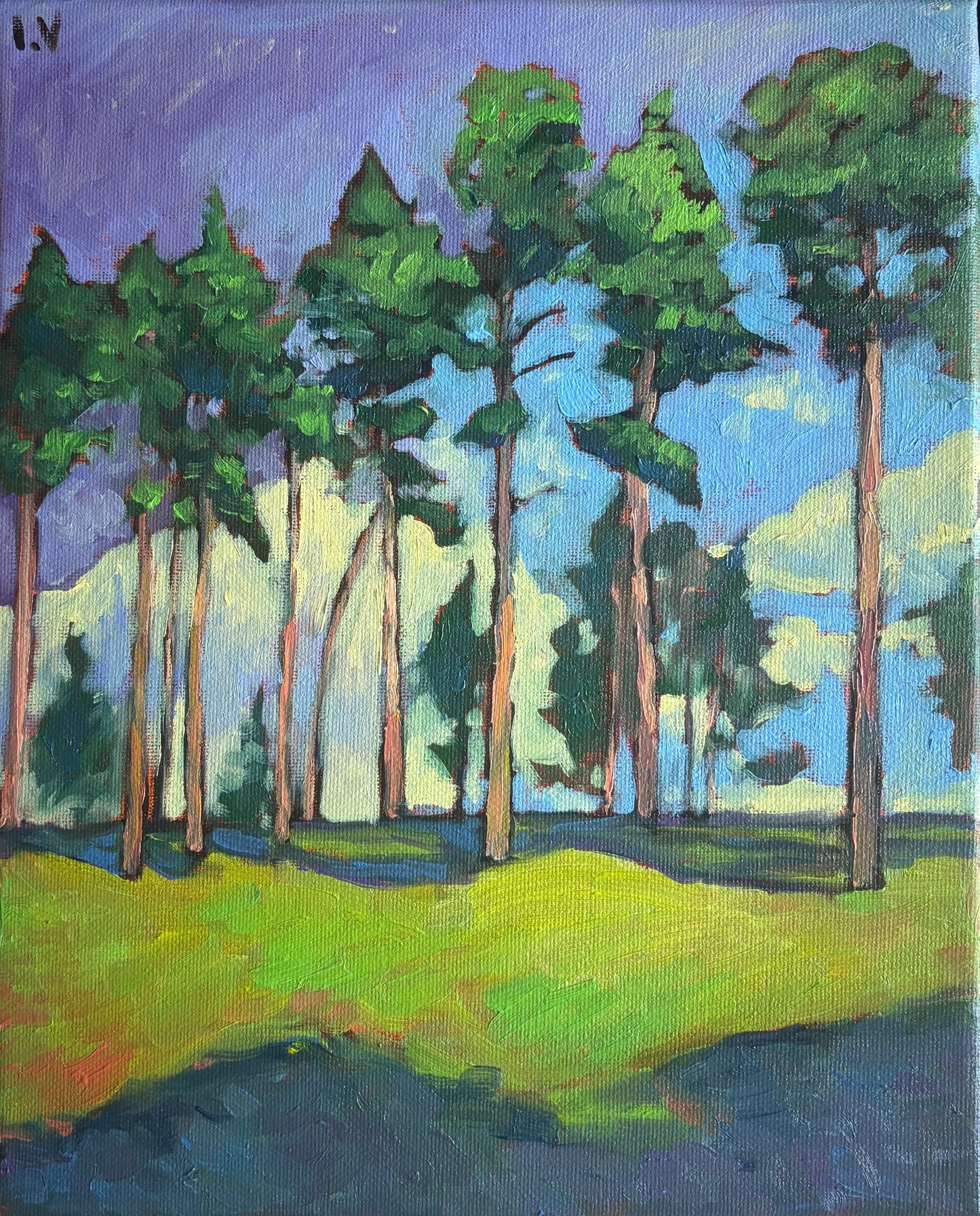 Landscape #1, 24x30 cm