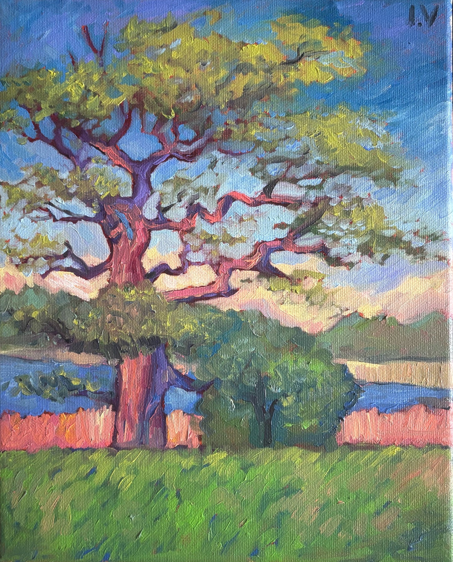 Landscape #3, 24x30 cm